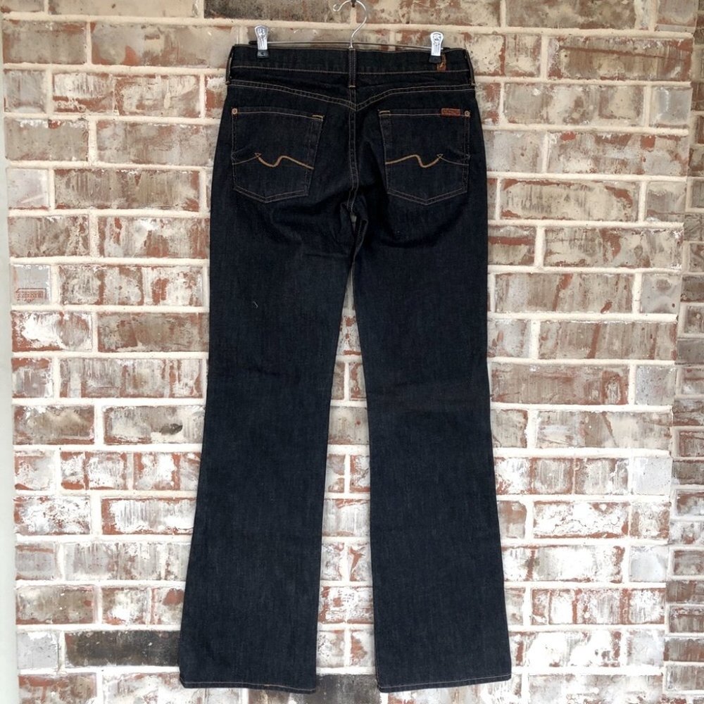 NWOT 7 For All Mankind Dark Rinse Bootcut Jeans 28